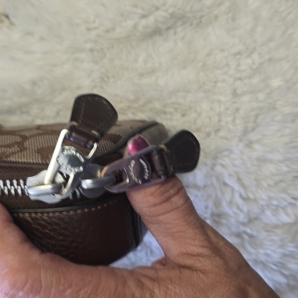 Coach Brown Patterned Unisex Cross Body - Picture 3 of 6